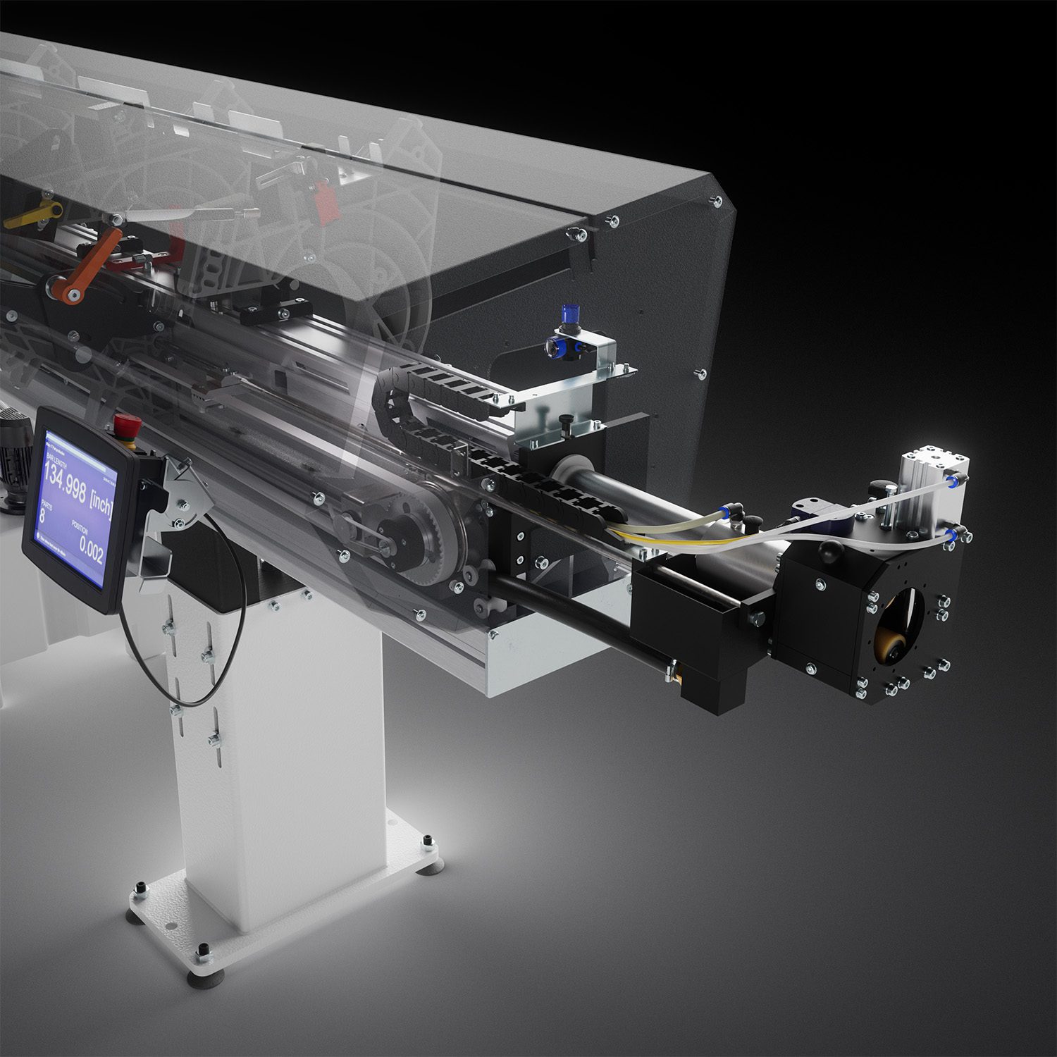 A transparent render of the FMB Turbo RS 3-38, which has gamechanging patented technology